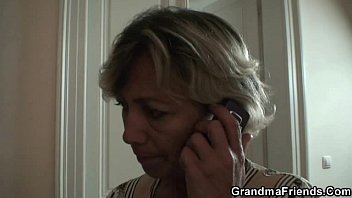 Two Dudes Try Her Old Pussy